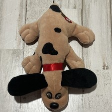 Vintage Pound Puppies 8" Newborn Furries Dog Brown Black Spots Tonka 1986