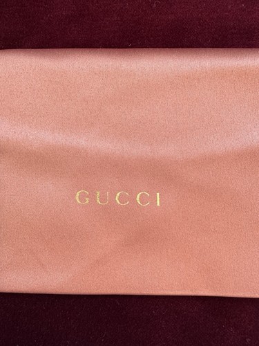 Gucci Burgundy/Maroon Velvet Sunglass Case. 8”x5” Hollywood Forever Collection - Picture 8 of 11