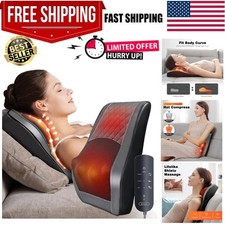 Back and Neck Massager with Heat - 3D Kneading Massage Pillow for Neck, Shoul...