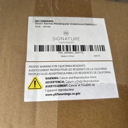 Signature Hardware SH129906WH - Bathroom Sinks Sinks - Picture 1 of 3