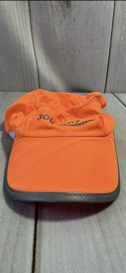 Gorra de Correr Saucony Panel Reflectante Alta Visibilidad Adulto M Naranja Ligera Foto 2 de 4