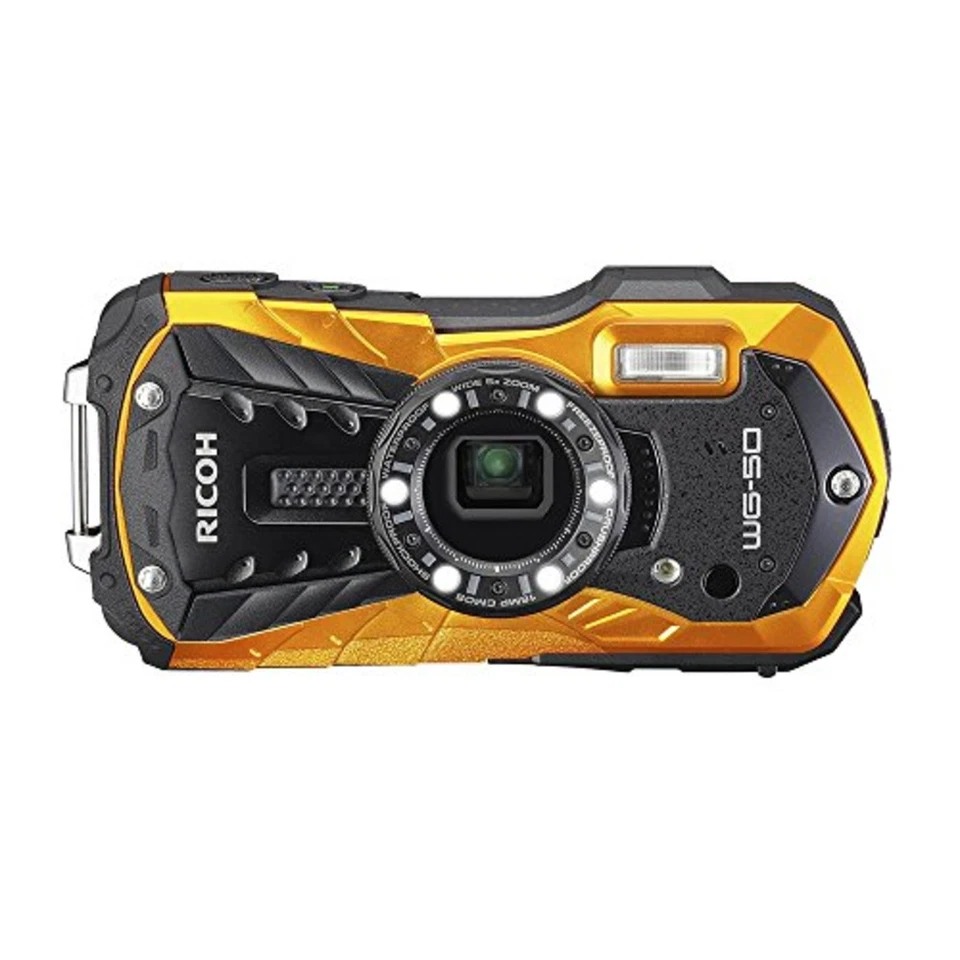 Ricoh Digitalkamera Wg-50 Orange Wasserdicht 14M F/S W/Tracking # Japan Neu - Bild 2 von 4