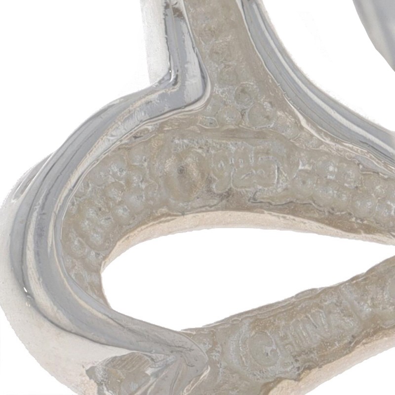 Sterling Silver Heart Statement Ring - 925 Love M… - image 6