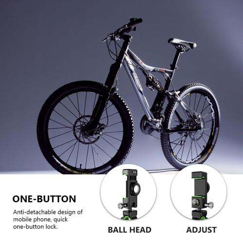Mobile Phone Holder Adjustable Stand Cell Mount Compass for Bike - 第 4/12 張圖片