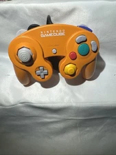 Original Nintendo GameCube Orange Spice Controller OEM  TIGHT  TESTED US Seller