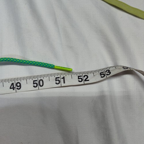LeBron James shoelaces blue green reflective neon NEW yellow replacement spare - Picture 5 of 5