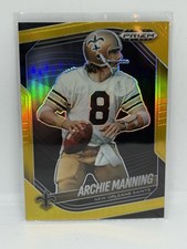 Archie Manning 2025 Panini Prizm Black #97 Gold /10