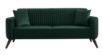 GrüNes 3-Sitzer-Sofa Stoffsofa Modern Sofa Wohnzimmer Premium