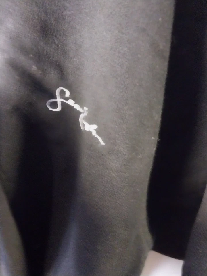 Bata envolvente Sean Johns para hombre talla única negra (¿azul oscuro?) nunca usado Foto 2 de 4