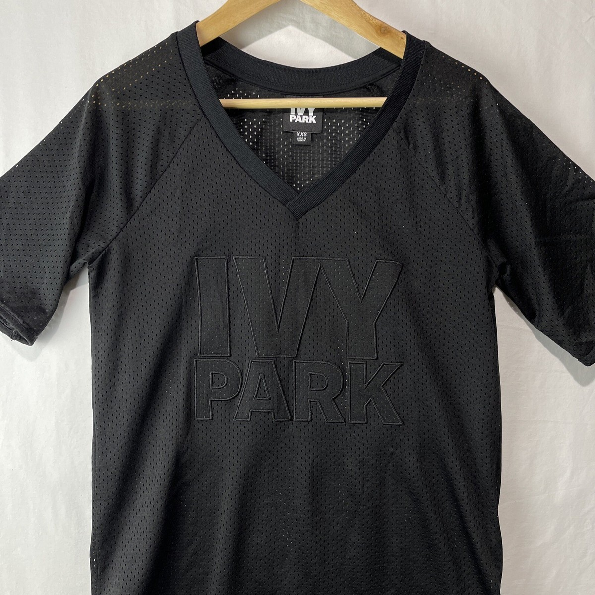 Ivy Park Jersey Womens XXS Football Mesh Top V Neck Beyonce