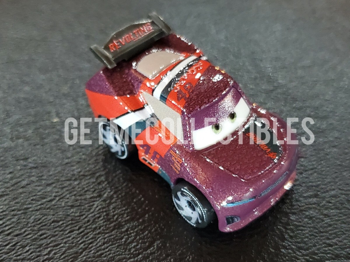DISNEY PIXAR CARS MINI RACERS AARON CLOCKER RE-VOLTING BOX #43