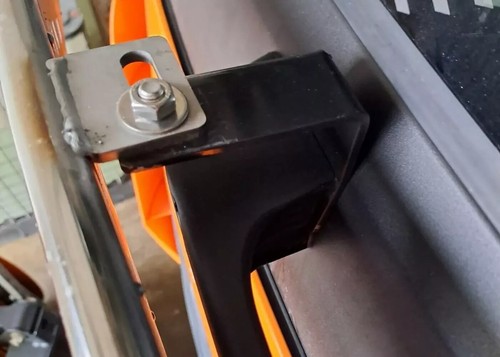 MERCEDES ACTROS MP4-MP5 TUBULAR STONE CATCHER CHROME - Picture 4 of 8
