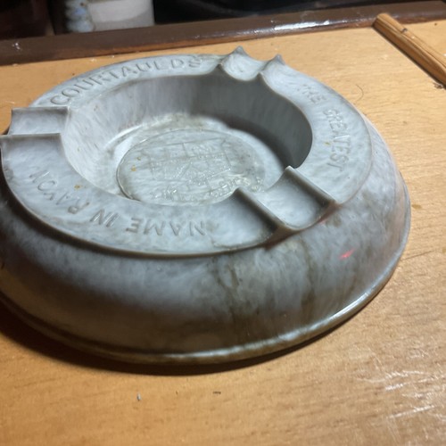 Vintage Courtaulds Bakelite,made In Rayon Ash Tray,4 Inches GREY MARBLE - Picture 18 of 19