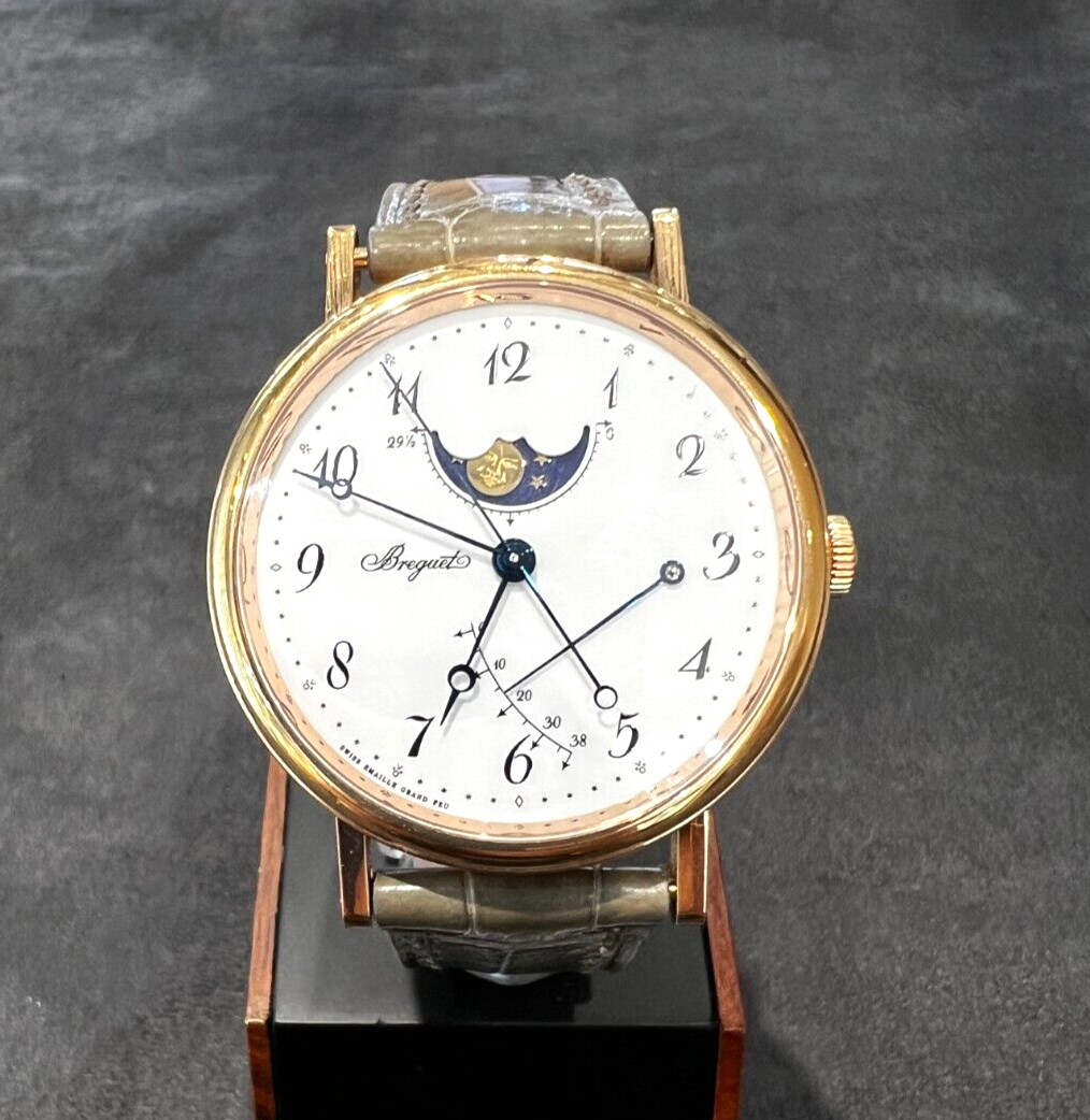 BREGUET Classique Moonphase Automatic 18K Rose Go… - image 1