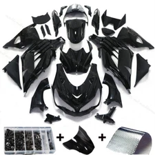Fairing Kit Bodywork Glossy Black For Kawasaki ZX14 2012-2023 ZX-14R ZZR ZX1400