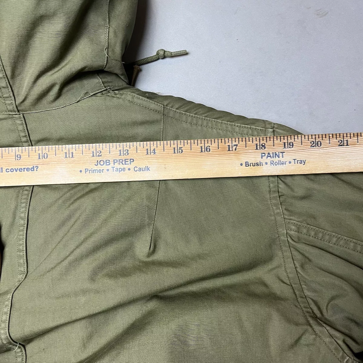 Vintage 40s M47 Parka Korean War STENCIL Moscow Bears Jacket USAF Coat w/  Liner