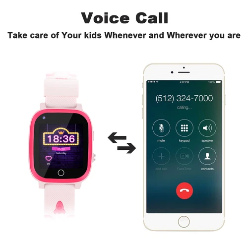 Smartwatch 4G Dzieci Telefon Zegarek z GPS WiFi Rozmowa wideo SOS dla chłopców Dziewcząt - Zdjęcie 33 z 65