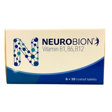 Neurobion Vitamin B1, B6, B12 Nerve Relief, Numbness & Tingling 60's EXP 09/25