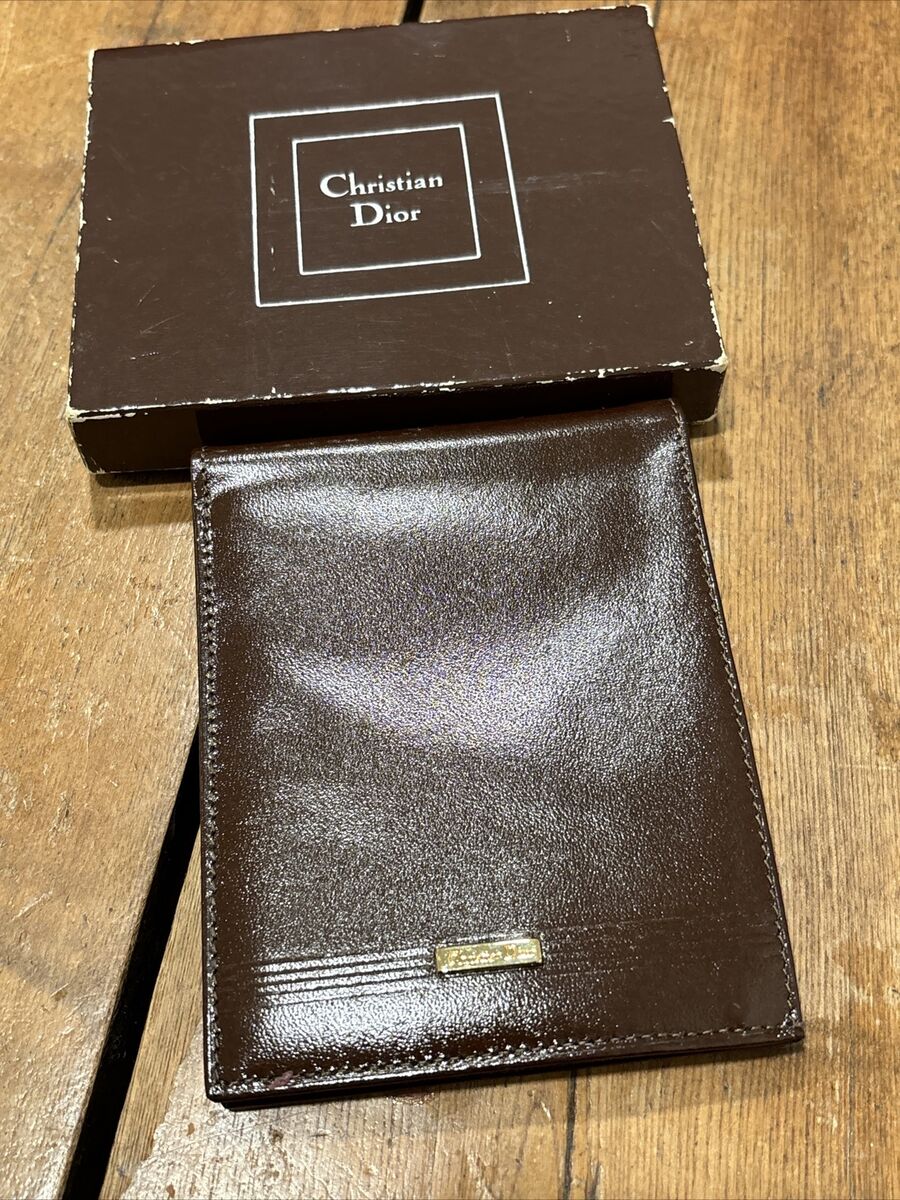 NOS Vintage Christian Dior Mens Bifold Wallet - Brown NOS Vintage Christian Dior Mens Bifold Wallet - Brown