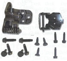 1966 1967 Chevelle Camaro Door Hinge Set Driver Side Upper Lower 14pc Kit Bolts