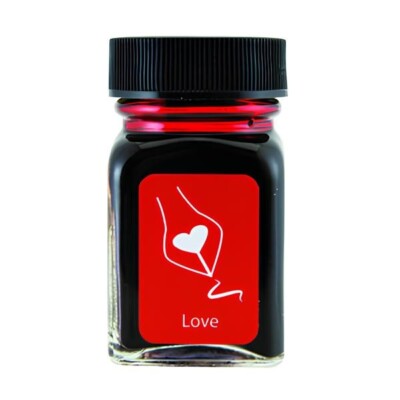 Monteverde 30ml Fountain Pen Ink Bottle Emotion Series Love Red