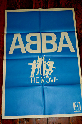 ABBA THE MOVIE, 1977 Turkish Movie Poster, DANCING QUEEN, VOULEZ VOUS, MAMA MIA