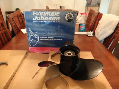 Evinrude Johnson Aluminium propeller 763316 15x17 High Elevation Used Once