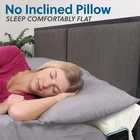 Headboard Wedge Pillow for Headboard Gap with Ultra Soft Cover - Queen and King