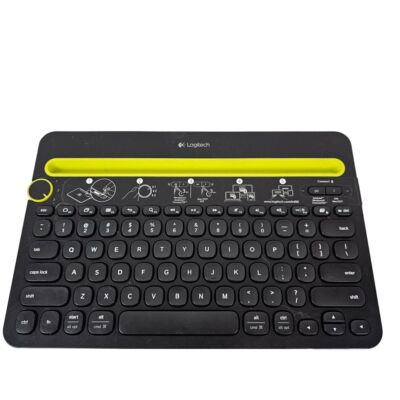 Logitech K480 Wireless Bluetooth Keyboard Holds Tablet/Phone