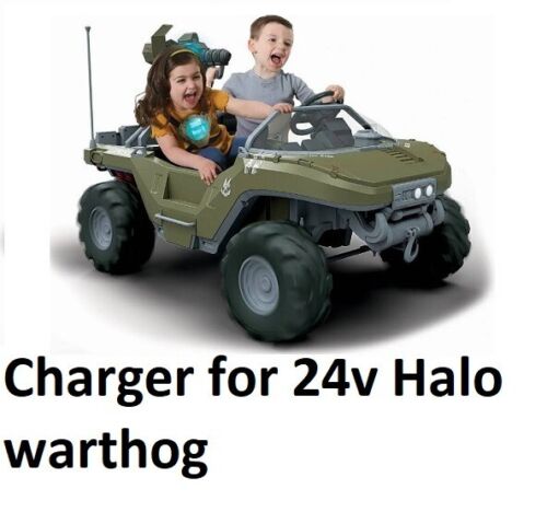 ┥AC DC Adaptateur Chargeur alimentation pour 24v Halo Warthog Ride on jouet voiture - Photo 1/2