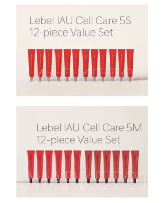 LebeL IAU Cell Care 5M 5S Hair Treatment 40ml Set of 12 new