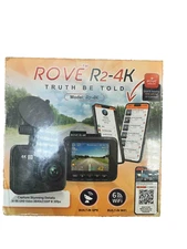 ROVE R2-4K Dash Cam - 4K UHD, Built-in GPS & WiFi - Excellent Condition