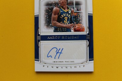 その他 Aaron Holiday RC auto National Treasures 2019 PANINI NATIONAL TREASURES AARON HOLIDAY AUTO AND SERIAL #88