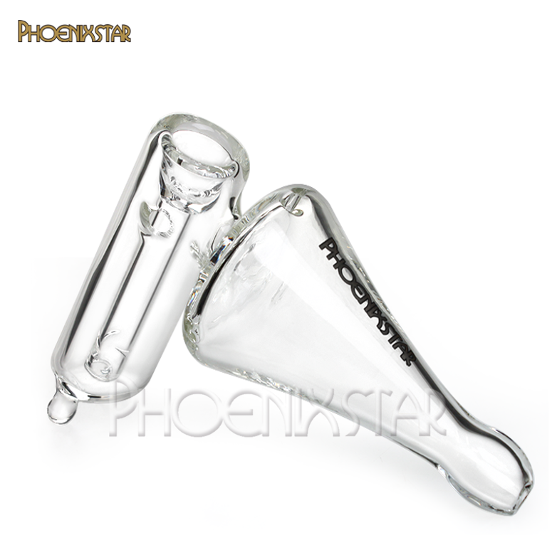 6" Phoenix Star bubbler w/ Tornado-Helix function! Clear - NEWEST design!