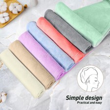 1x2x Hair Towel Magic Dry Hair Towel Rapid Fast Drying Fast Absorbent Hat Cap