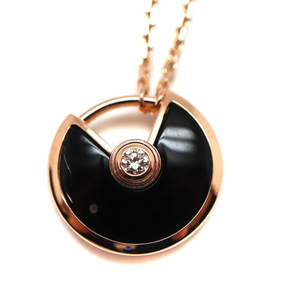 Cartier black necklace cheap