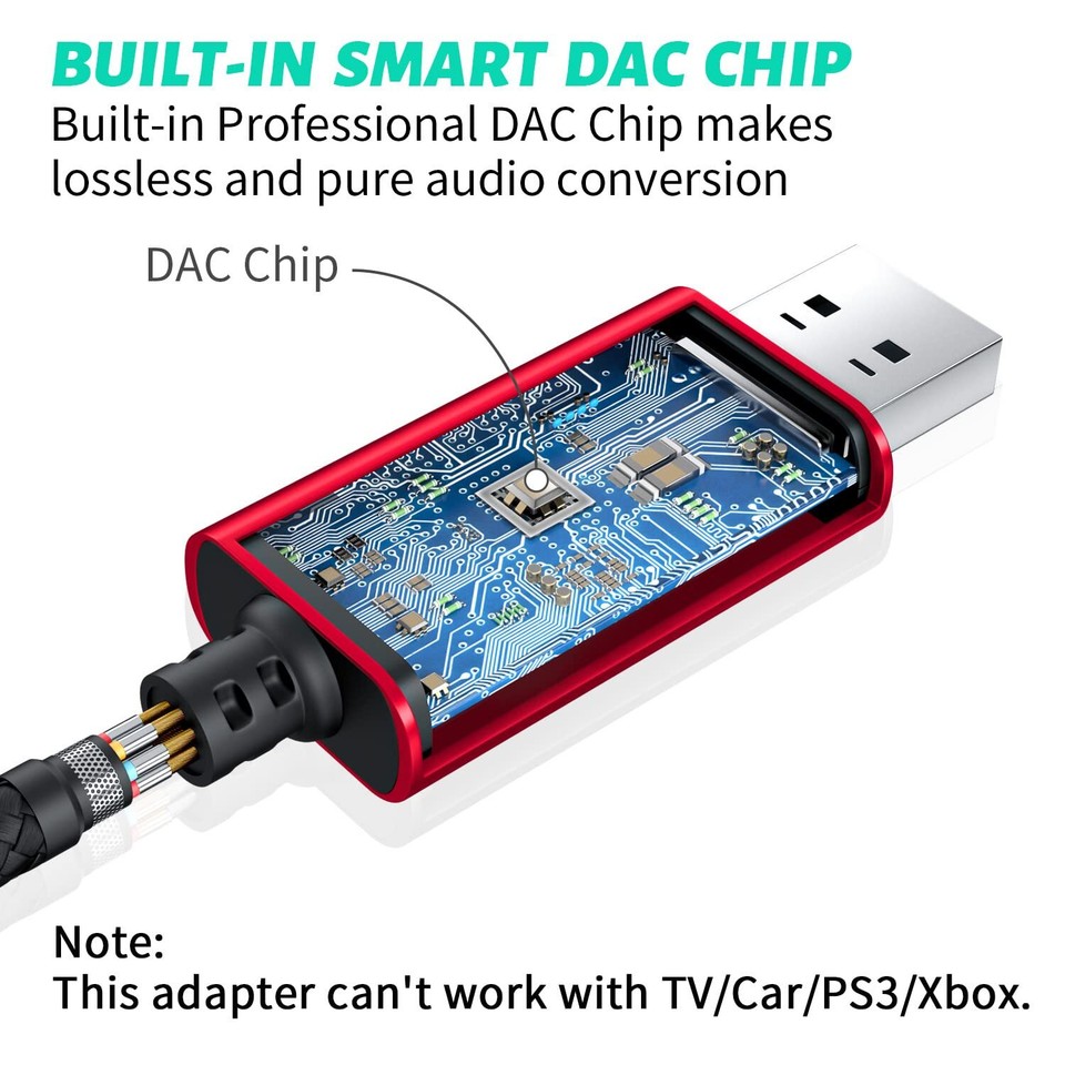 Usb To 3.5mm Jack Audio Adapter Usb To Aux External Stereo Sound Card