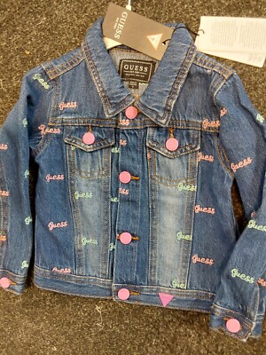 SALE MÄDCHEN GUESS JEANSJACKE GRÖSSEN 3 JAHRE 5 JAHRE 6 JAHRE 7 JAHRE
