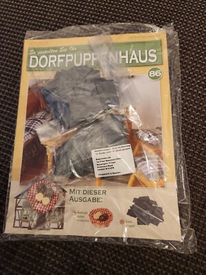 DORFPUPPENHAUS Ausgabe 86 - 2 Pack Dachziegel,  Kaffeestückchen 1:12 in OVP 