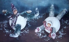 Christmas Snowball round Kids soft sculpture craft pattern 