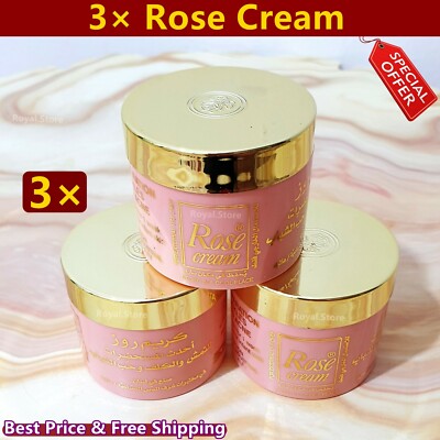 3× Pcs Rose cream 25g For freckles & Spots & Acne clear skin Lebanon كريم روز