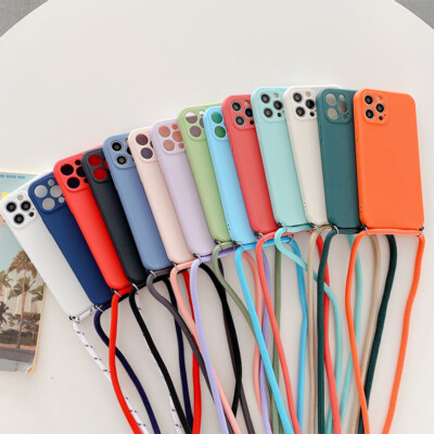 Handykette Hülle Band für iPhone 17 16 14 13 12 15 Pro Max 8 Crossbody-Gurt Case