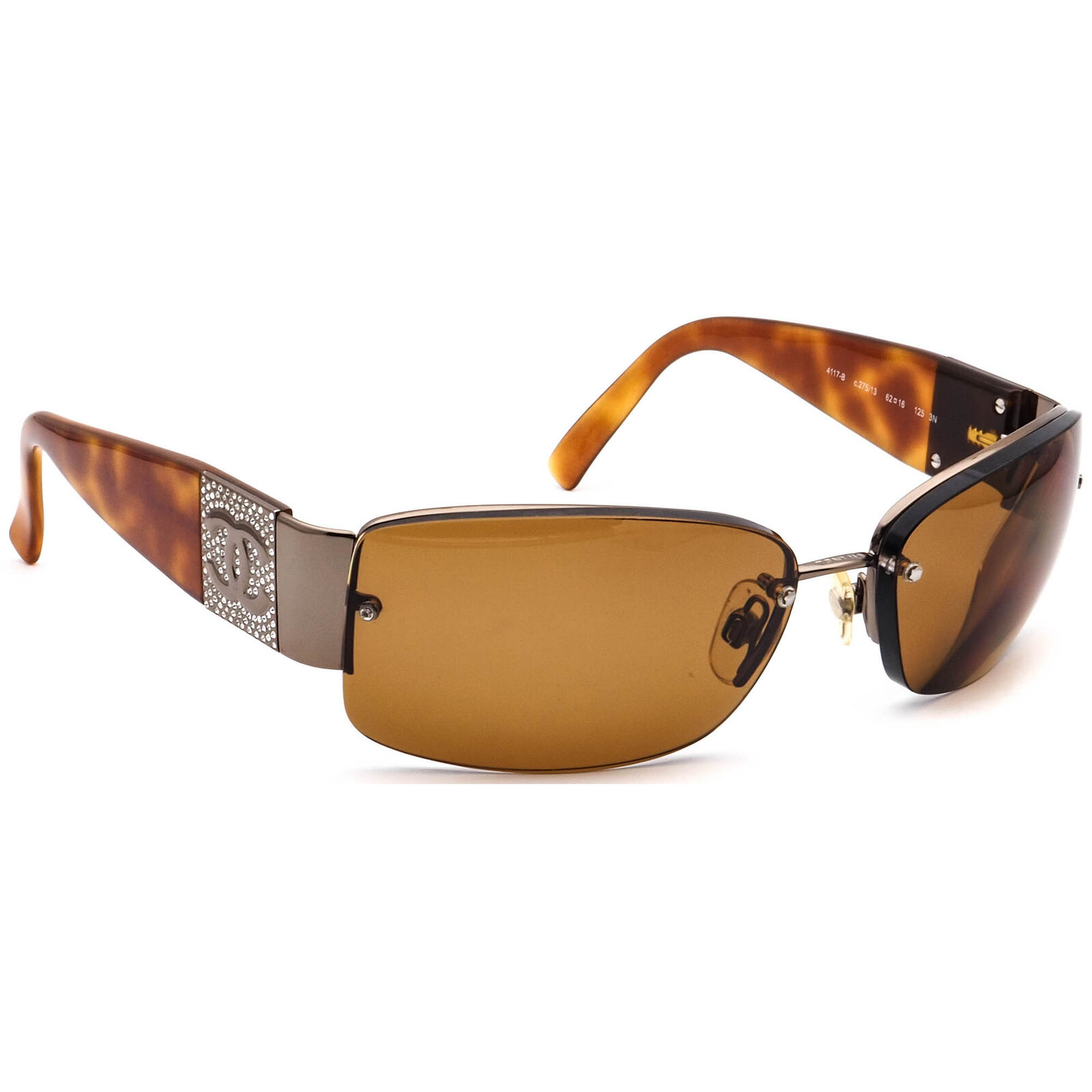 CHANEL CC Sunglasses 6014 Brown 89976