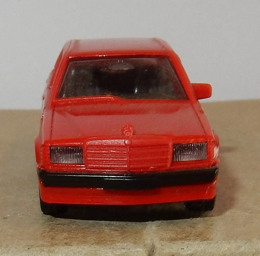 A Micro Herpa Ho 1/87 Mercedes-Benz 190 E 2.3 16S Rosso No. Box - Immagine 2 di 4