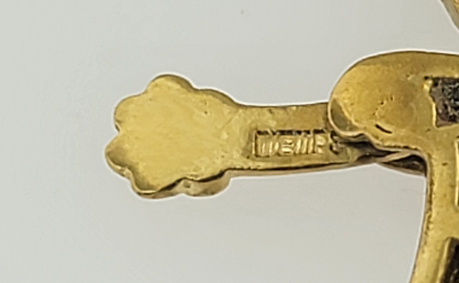 WEMPE SIGNED 18K SOLID GOLD AUTHENTIC DIAMOND  MO… - image 9