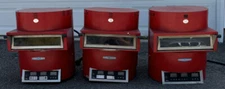 LOT OF 3 TURBOCHEF FIRE RED COUNTERTOP PIZZA OVEN VENTLESS OPERATION