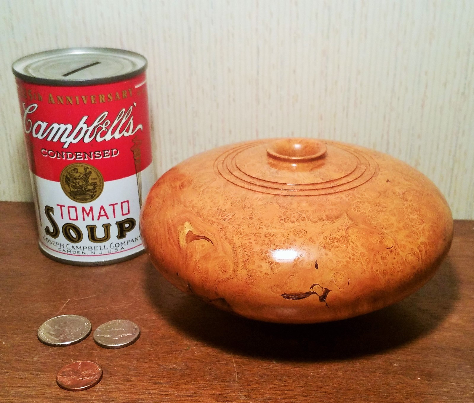 L0CUST BURL vtg rick gardner seattle burlwood table art bowl crafts