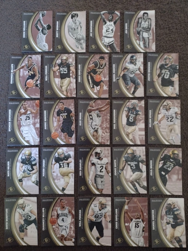 Colorado Buffaloes - Juego completo de tarjetas Panini 2016 - Billups, Dinwiddie + Foto 2 de 2