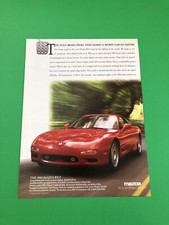 1993 MAZDA RX 7 RX-7 ORIGINAL VINTAGE PRINT AD ADVERTISEMENT PRINTED A1