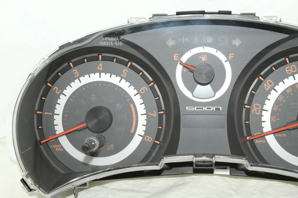 Cuadro de instrumentos velocímetro medidores de panel de instrumentos 2014-2016 Scion TC 56.146 millas Foto 2 de 4